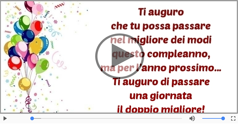 Buon compleanno!
