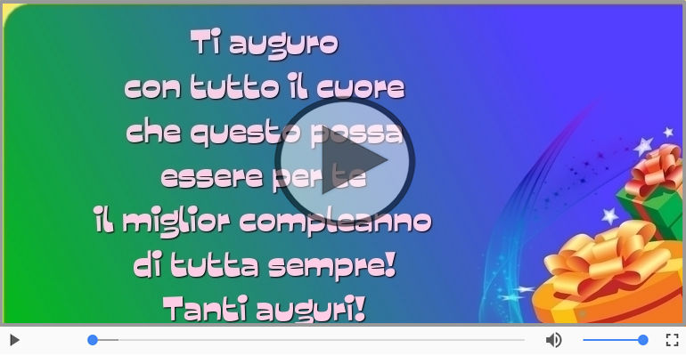 Tanti auguri!