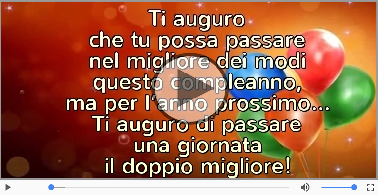 Buon compleanno!