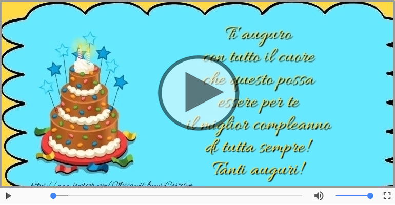 Tanti auguri!