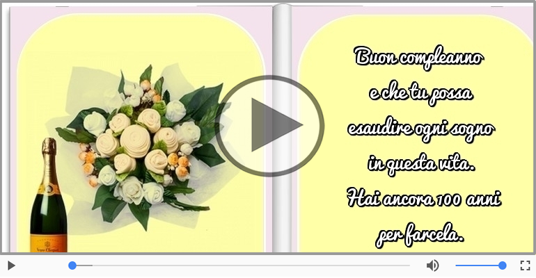 Hai ancora 100 anni  per farcela. Buon Compleanno!