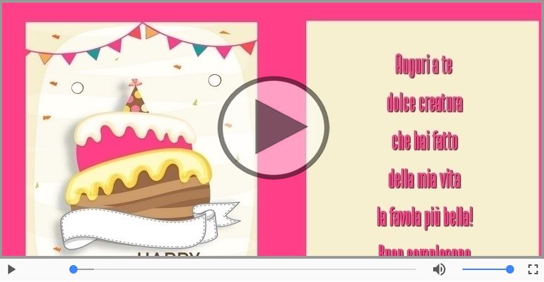 Buon compleanno amore!
