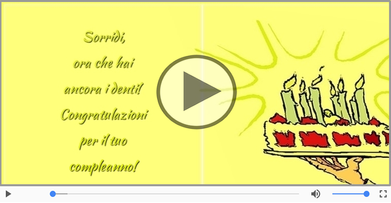 Buon compleanno!