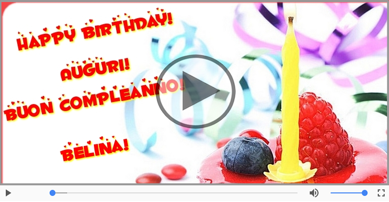 Buon Compleanno Belina!