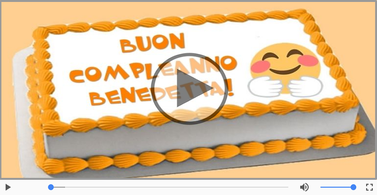 Tanti Auguri di Buon Compleanno Benedetta!
