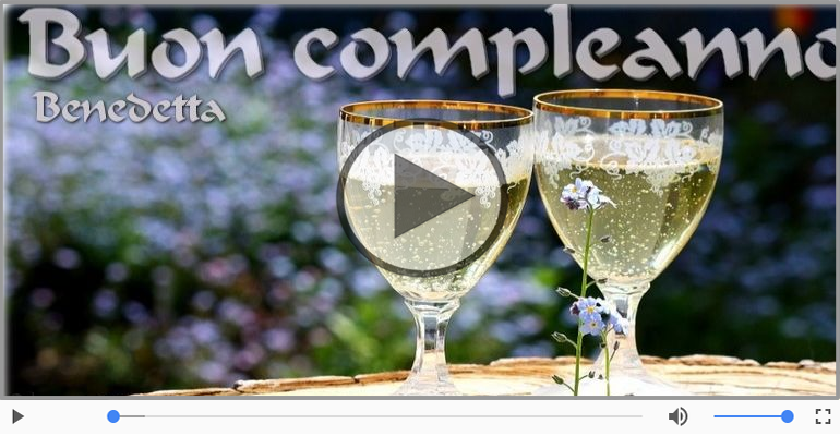Buon Compleanno Benedetta!