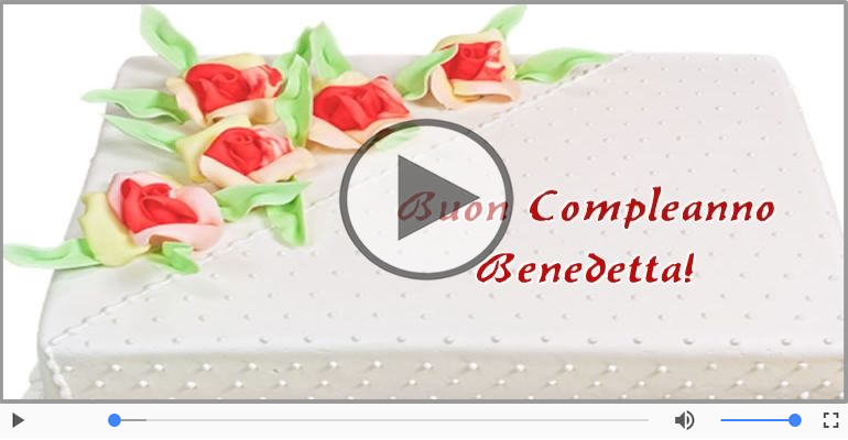 Buon Compleanno Benedetta!