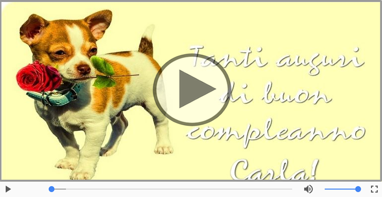 Tanti Auguri di Buon Compleanno Carla!