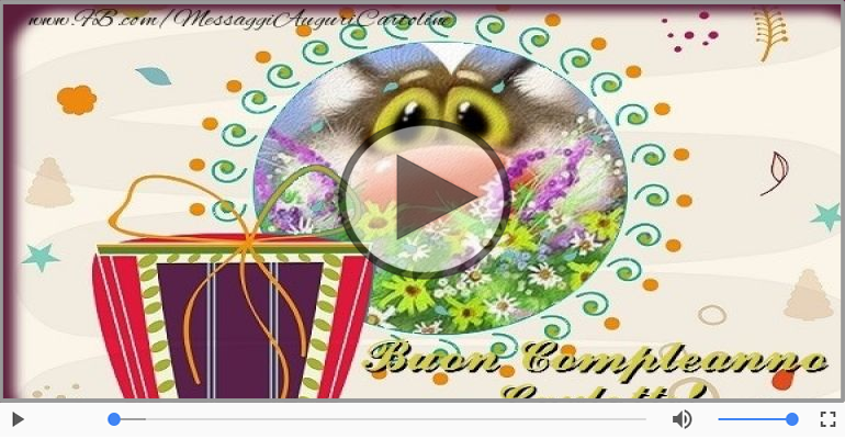 Buon Compleanno Carlotte!
