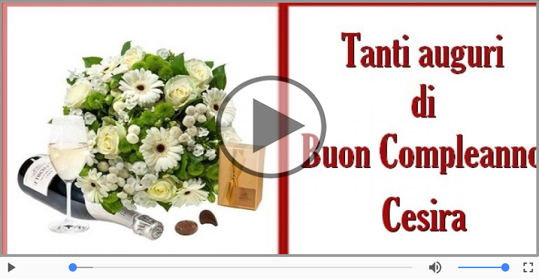 It's your birthday Cesira ... Buon Compleanno!