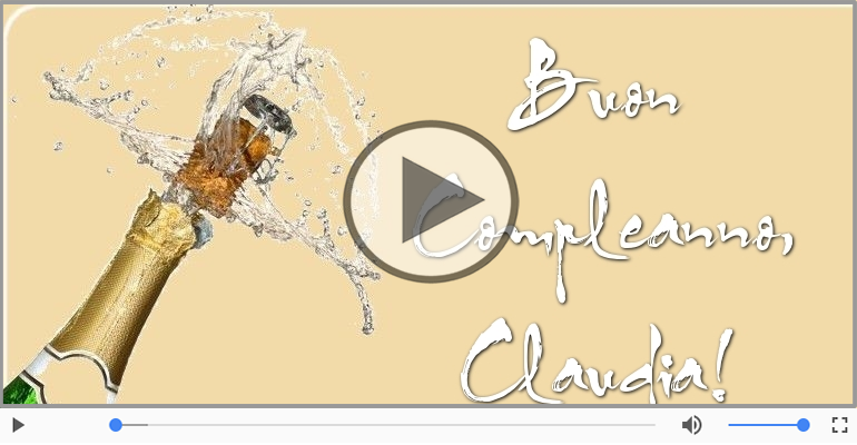 Tanti Auguri di Buon Compleanno Claudia!