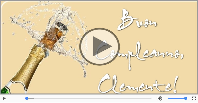 Tanti Auguri di Buon Compleanno Clemente!