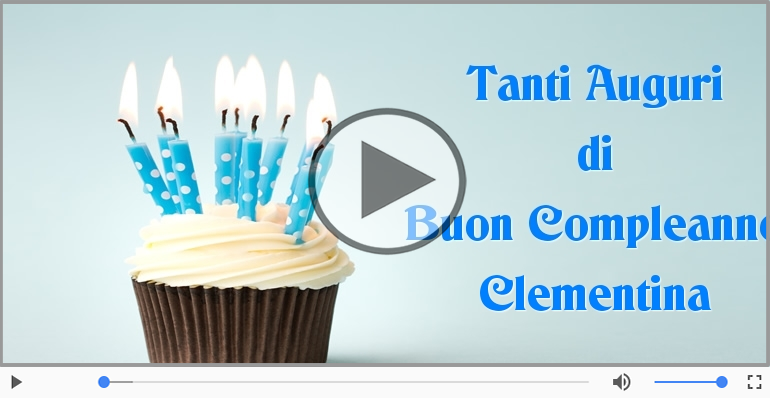 Buon Compleanno Clementina!