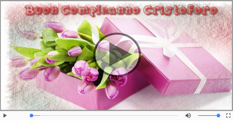 Tanti Auguri di Buon Compleanno Cristoforo!