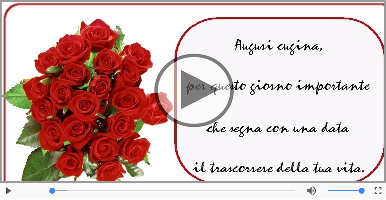 Tanti Auguri di Buon Compleanno Cugina!