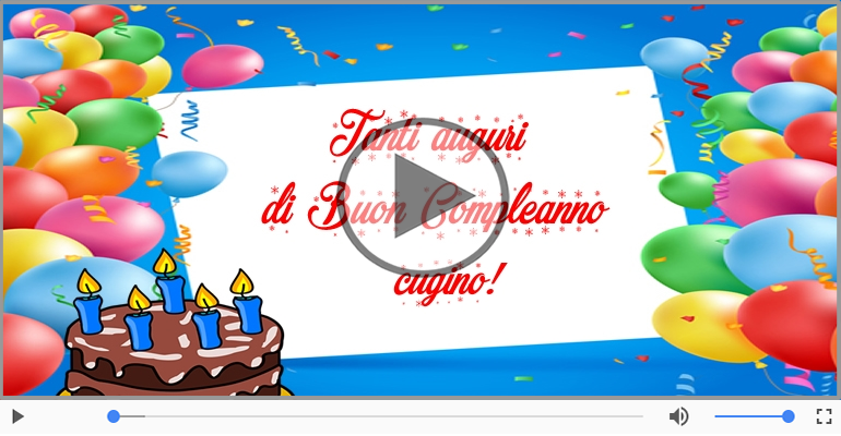 Buon Compleanno Cugino!