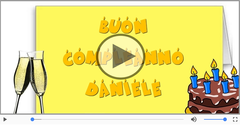 Happy Birthday Daniele! Buon Compleanno Daniele!