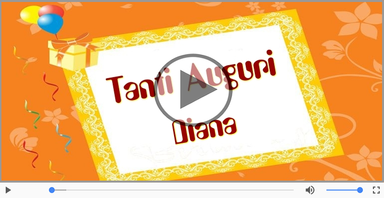 Tanti Auguri di Buon Compleanno Diana!