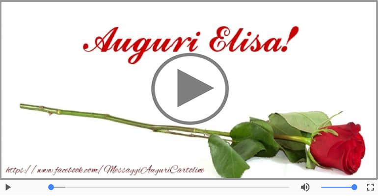 Buon Compleanno Elisa!