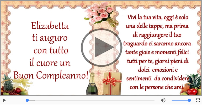 Buon Compleanno Elizabetta!