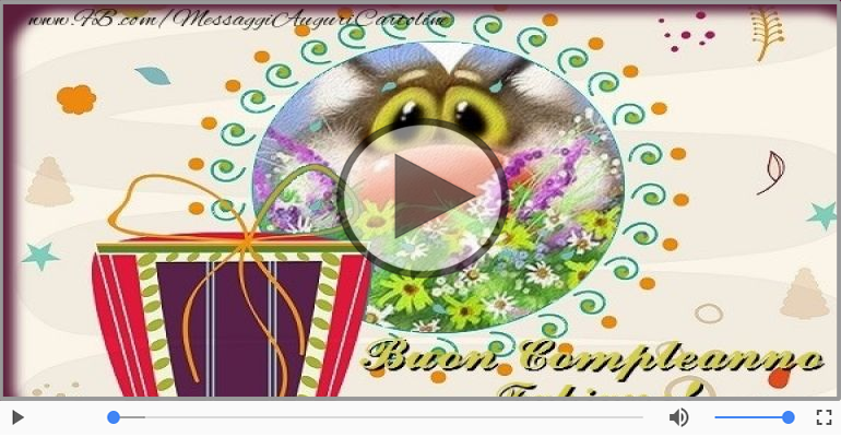 Happy Birthday Fabiano! Buon Compleanno Fabiano!