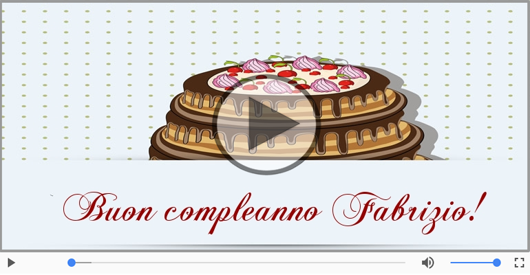 Tanti Auguri di Buon Compleanno Fabrizio!