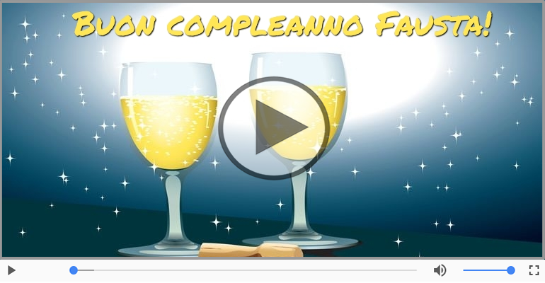 It's your birthday Fausta ... Buon Compleanno!