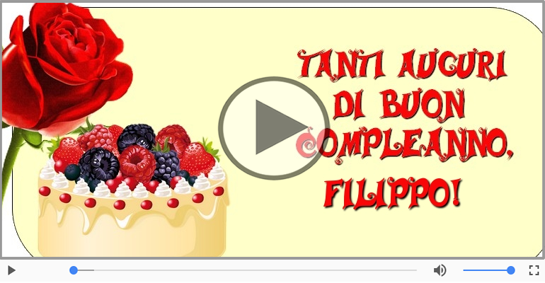 Buon Compleanno Filippo!