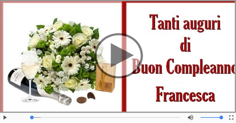 Buon Compleanno Francesca!