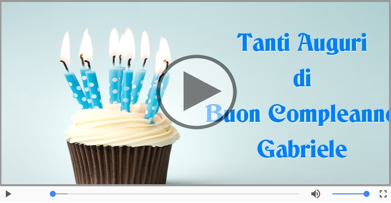 Buon Compleanno Gabriele!