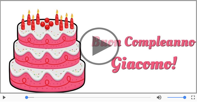 Tanti Auguri di Buon Compleanno Giacomo!