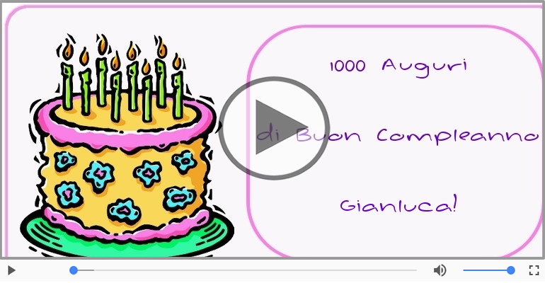 Tanti Auguri di Buon Compleanno Gianluca!