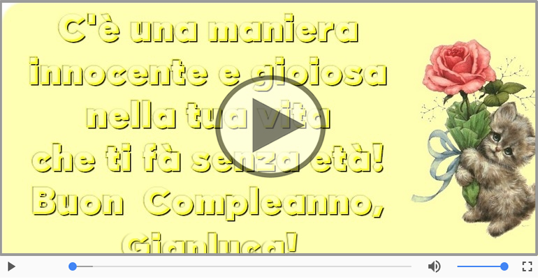 Buon Compleanno Gianluca!