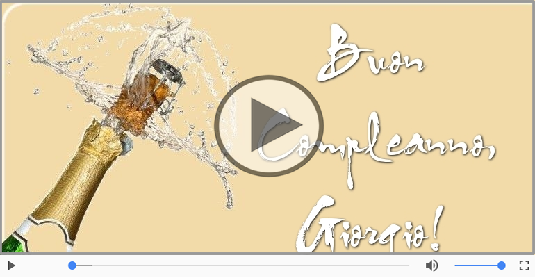 Tanti Auguri di Buon Compleanno Giorgio!