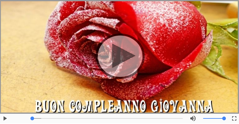 Happy Birthday Giovanna! Buon Compleanno Giovanna!