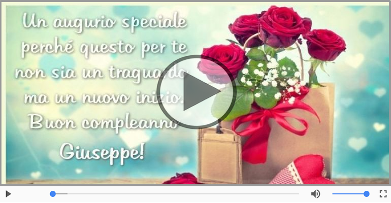 It's your birthday Giuseppe ... Buon Compleanno!