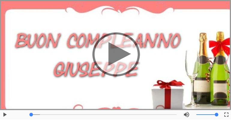 Happy Birthday Giuseppe! Buon Compleanno Giuseppe!