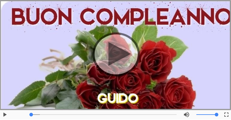 Happy Birthday Guido! Buon Compleanno Guido!