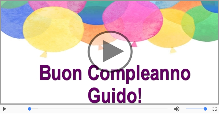 Buon Compleanno Guido!