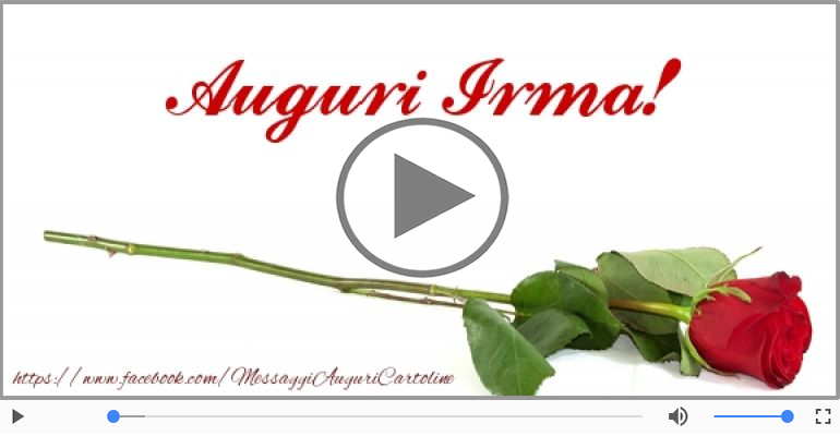 It's your birthday Irma ... Buon Compleanno!