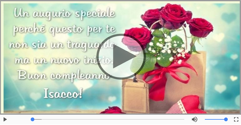 It's your birthday Isacco ... Buon Compleanno!