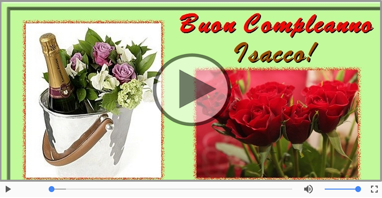 Buon Compleanno Isacco!