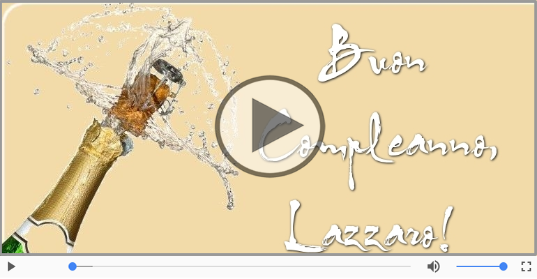 Happy Birthday Lazzaro! Buon Compleanno Lazzaro!