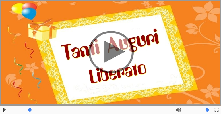 It's your birthday Liberato ... Buon Compleanno!