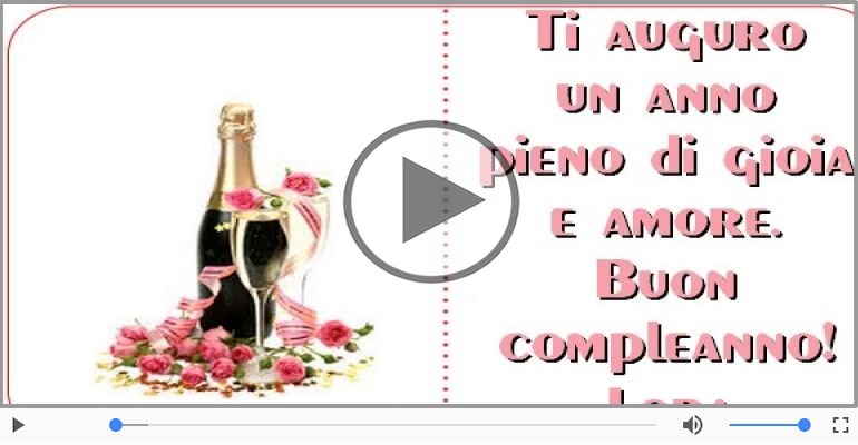 It's your birthday Lora ... Buon Compleanno!