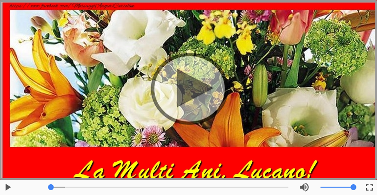 Happy Birthday Lucano! Buon Compleanno Lucano!