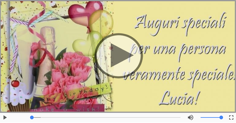 Tanti Auguri di Buon Compleanno Lucia!