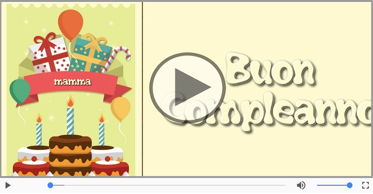 Buon Compleanno Mamma!
