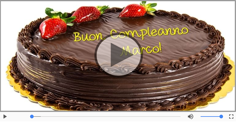 Buon Compleanno Marco!