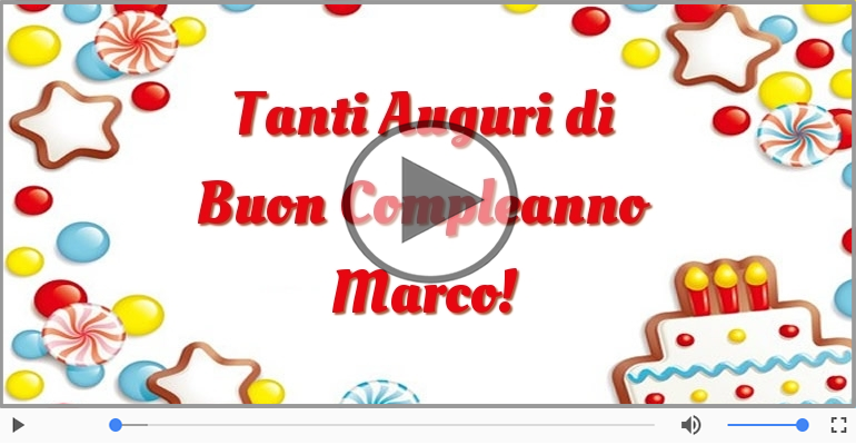 Tanti Auguri di Buon Compleanno Marco!